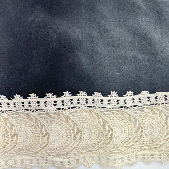 Joie Black Silk Dress With Lace Detail Size XS - Picture 2 of 5